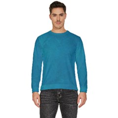 Blue Stone Texture Grunge, Stone Backgrounds Men s Fleece Sweatshirt by nateshop