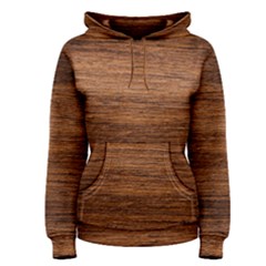 Brown Wooden Texture Women s Pullover Hoodie by nateshop