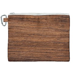 Brown Wooden Texture Canvas Cosmetic Bag (xxl) by nateshop