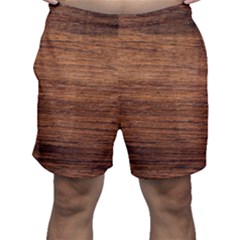 Brown Wooden Texture Men s Shorts by nateshop