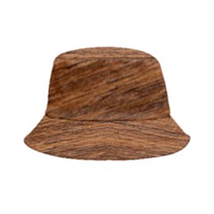Brown Wooden Texture Bucket Hat by nateshop