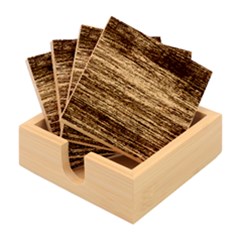 Brown Wooden Texture Bamboo Coaster Set by nateshop