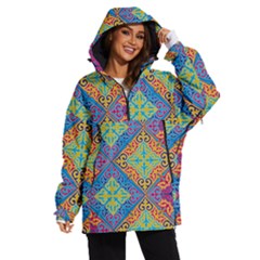 Colorful Floral Ornament, Floral Patterns Women s Ski And Snowboard Jacket