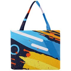 Colorful Paint Strokes Mini Tote Bag by nateshop