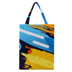 Colorful Paint Strokes Classic Tote Bag by nateshop