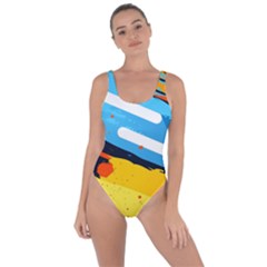 Colorful Paint Strokes Bring Sexy Back Swimsuit by nateshop