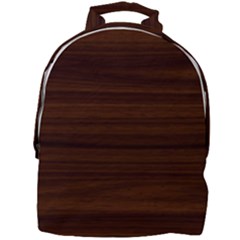 Dark Brown Wood Texture, Cherry Wood Texture, Wooden Mini Full Print Backpack by nateshop