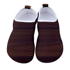 Dark Brown Wood Texture, Cherry Wood Texture, Wooden Men s Sock-style Water Shoes by nateshop