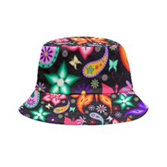 Floral Butterflies Inside Out Bucket Hat by nateshop
