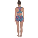 Floral Pattern, Abstract, Colorful, Flow Racerback Boyleg Bikini Set View2