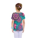 Floral Pattern, Abstract, Colorful, Flow Kids  One Piece T-Shirt View2