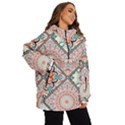 Flowers Pattern, Abstract, Art, Colorful Women s Ski and Snowboard Jacket View2