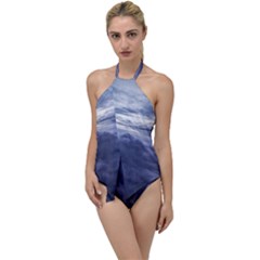 Majestic Clouds Landscape Go With The Flow One Piece Swimsuit by dflcprintsclothing