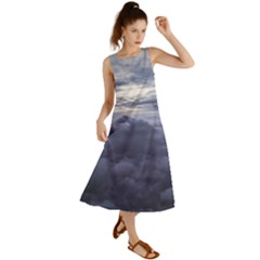 Majestic Clouds Landscape Summer Maxi Dress by dflcprintsclothing