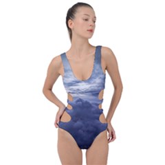 Majestic Clouds Landscape Side Cut Out Swimsuit by dflcprintsclothing