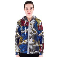 Knight Armor Women s Zipper Hoodie