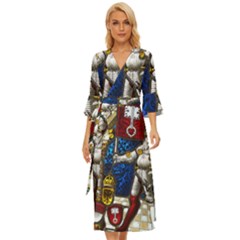 Knight Armor Midsummer Wrap Dress by Cemarart