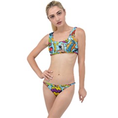 Comic Elements Colorful Seamless Pattern The Little Details Bikini Set