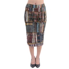 Menton Old Town France Midi Pencil Skirt