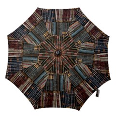 Seamless Pattern With Flower Bird Hook Handle Umbrellas (medium) by Bedest