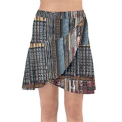 Menton Old Town France Wrap Front Skirt