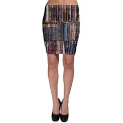 Artistic Psychedelic Hippie Peace Sign Trippy Bodycon Skirt