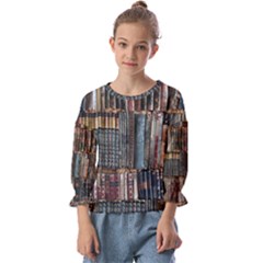 Menton Old Town France Kids  Cuff Sleeve Top