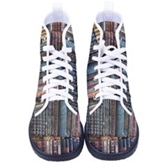 Menton Old Town France Kid s High-Top Canvas Sneakers