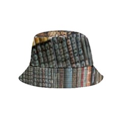 Seamless Pattern With Flower Bird Bucket Hat (Kids)