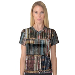 Psychedelic Digital Art Artwork Landscape Colorful V-Neck Sport Mesh T-Shirt