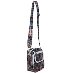 Psychedelic Digital Art Artwork Landscape Colorful Shoulder Strap Belt Bag