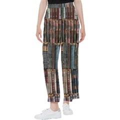 Artistic Psychedelic Hippie Peace Sign Trippy Women s Pants 