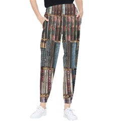 Artistic Psychedelic Hippie Peace Sign Trippy Women s Tapered Pants