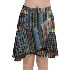 Psychedelic Digital Art Artwork Landscape Colorful Chiffon Wrap Front Skirt