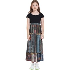 Psychedelic Digital Art Artwork Landscape Colorful Kids  Flared Maxi Skirt