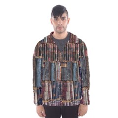 Abstract Colorful Texture Men s Hooded Windbreaker