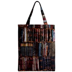 Abstract Colorful Texture Zipper Classic Tote Bag