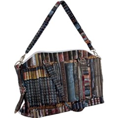 Abstract Colorful Texture Canvas Crossbody Bag