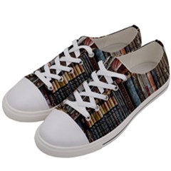 Abstract Colorful Texture Women s Low Top Canvas Sneakers