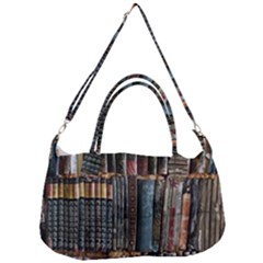 Abstract Colorful Texture Removable Strap Handbag