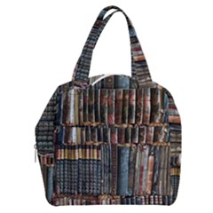 Abstract Colorful Texture Boxy Hand Bag