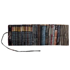 Abstract Colorful Texture Roll Up Canvas Pencil Holder (M)