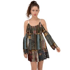 Abstract Colorful Texture Boho Dress