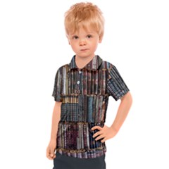 Abstract Colorful Texture Kids  Polo T-Shirt