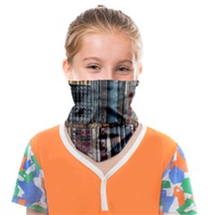 Abstract Colorful Texture Face Covering Bandana (Kids)