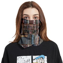 Abstract Colorful Texture Face Covering Bandana (Two Sides)