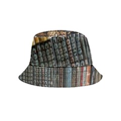 Abstract Colorful Texture Inside Out Bucket Hat (Kids)