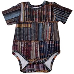 Abstract Colorful Texture Baby Short Sleeve Bodysuit by Bedest