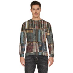 Abstract Colorful Texture Men s Fleece Sweatshirt