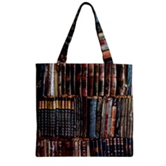 Pile Of Books Photo Of Assorted Book Lot Backyard Antique Store Zipper Grocery Tote Bag
